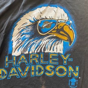 Rare Harley Davison’s vintage eagle shirt 1984